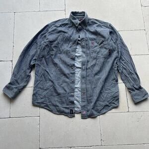 Ariat FR Men’s Plaid Flannel Work Shirt Medium CAT 2 Flame Resistant USA Fabric